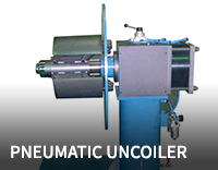 pneumatic uncoiler